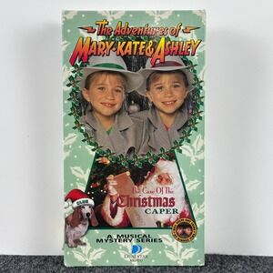 Mary-Kate & Ashley The Case of the Christmas Caper VHS 1995 Musical Mystery